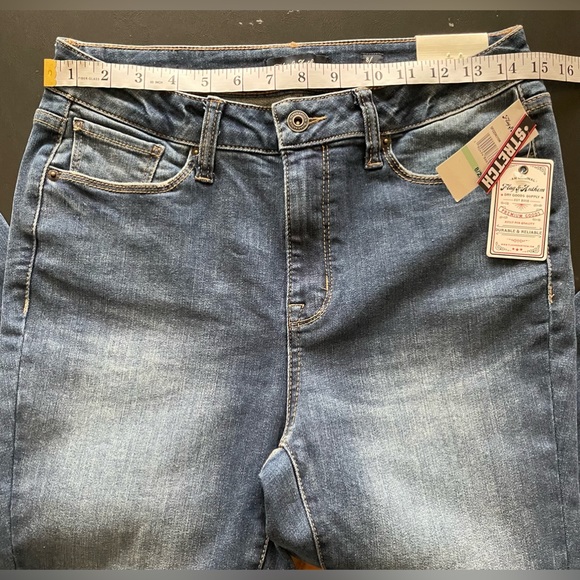 NWT Flag & Anthem Skinny Ankle Blue Jeans High Rise Size 8 - Picture 12 of 13